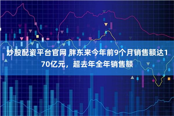 炒股配资平台官网 胖东来今年前9个月销售额达170亿元，超去年全年销售额