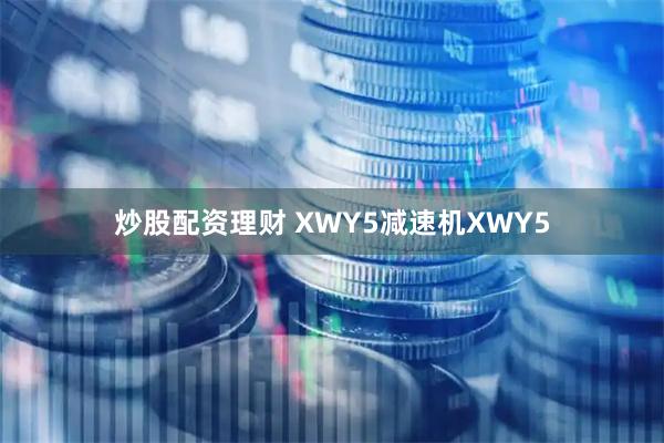 炒股配资理财 XWY5减速机XWY5